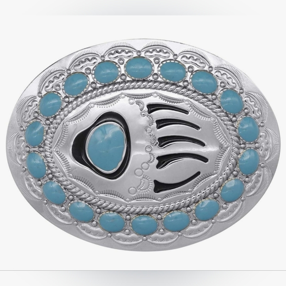 New bear claw belt buckle approximately 3.75 inch